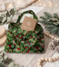 Christmas brussel sprout eco-friendly fabric gift bag 