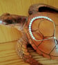 Natural White Freshwater Pearl Sterling Silver Chain Adjustable Slider Bracelet - Image 6