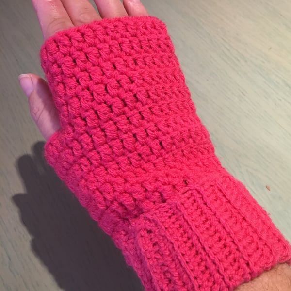 Crochet Fingerless Gloves