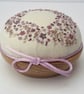 Hand embroidered Pincushion, Unique Handmade Pin cushion, Sewing room, SALE - Image 2