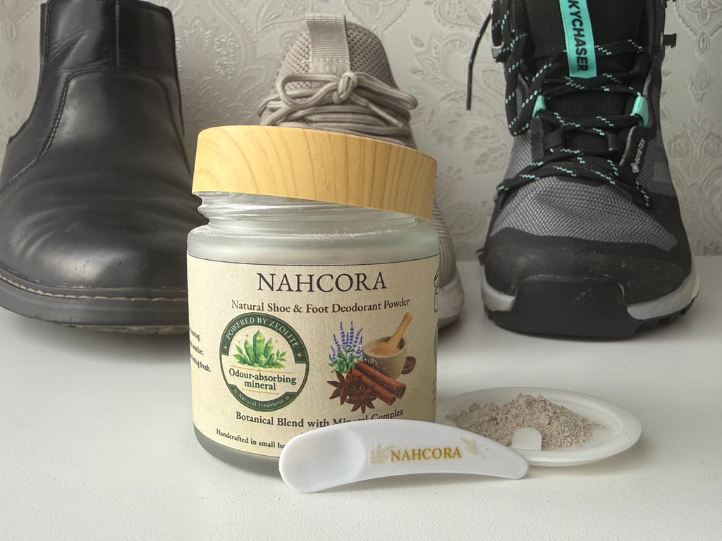     NAHCORA Natural Shoe & Foot Deodorant Powder (100g)