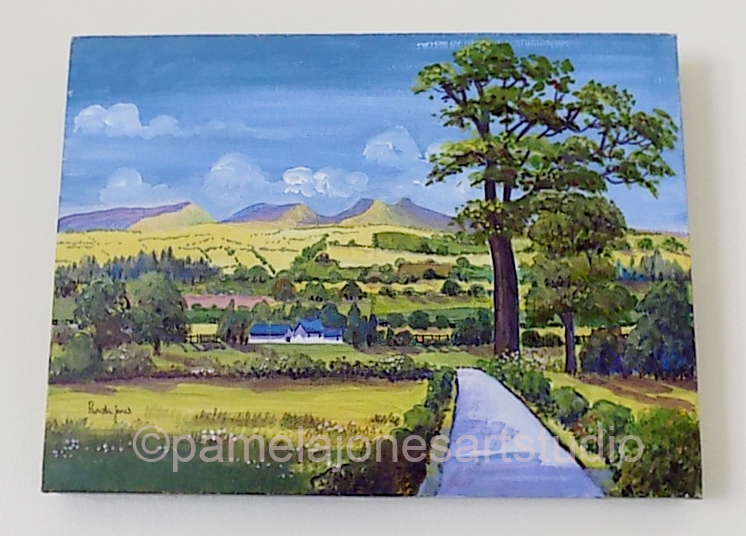 Pen Y Fan, Brecon Beacons, Original Acrylic Painting, on 16 x 12 '' Boxed Canvas