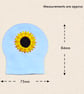 Sunflower Tealight Covers - Embroidered Felt Candle Decor - Image 4