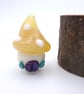 small glass toadstool house - Image 1
