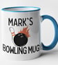 Personalised Bowling Mug - Customised Name Text Personalised Gift Present - Image 7