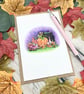 Toadstools, Potions & Pumpkins Card - Blank Card - Birthday Card - Halloween - Image 1
