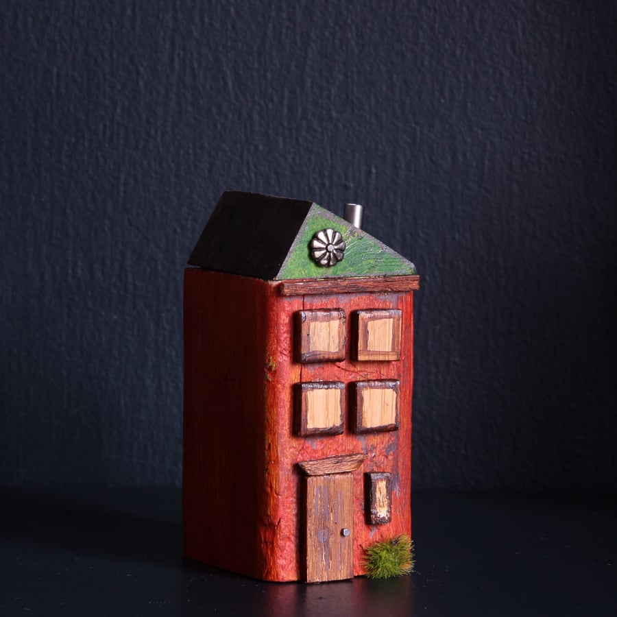 Wonky Buildings, Amsterdam Driftwood Art