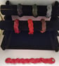 Red Leather Braided Bracelet - Image 1
