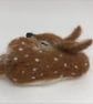 Felted Fawn - Needle Felted Fawn - Sleeping Fawn - Christmas Decoration  - Image 1