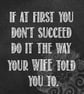 If At First Fridge Magnet - Image 1