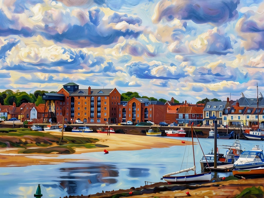A4 Print Wells-Next-The-Sea North Norfolk 