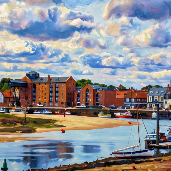 A4 Print Wells-Next-The-Sea North Norfolk 