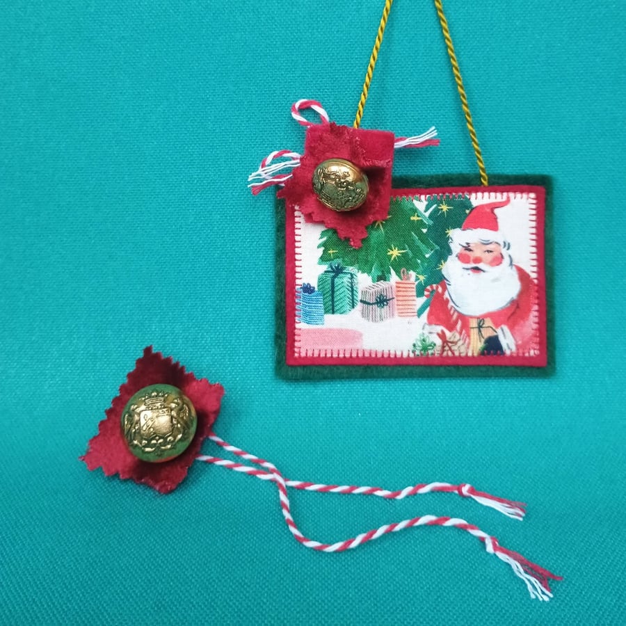 Santa's Missing Button, Christmas activity decoration, can be personalised