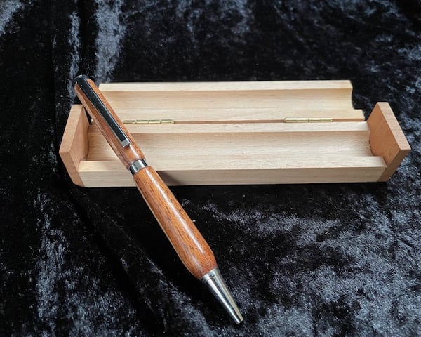 wooden ballpen in box