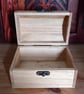 Hare & landscape pyrography wooden box - Image 5