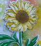 Embossed sunflower Happy birthday card - Image 5