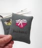 freehand embroidered lavender bag sachet hanging decoration  - Image 4