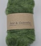 Carded Corriedale wool colour mix, Green - Image 1