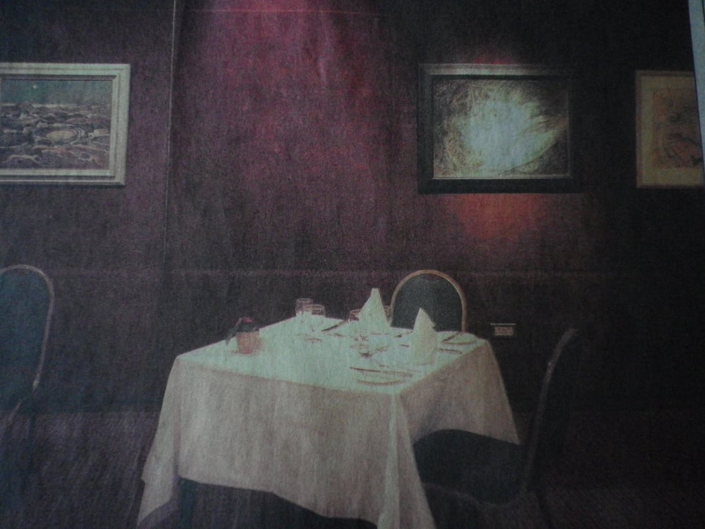  Table for Two NYC,A4 unframed ,mounted, free hook & easel, free shipping  4057