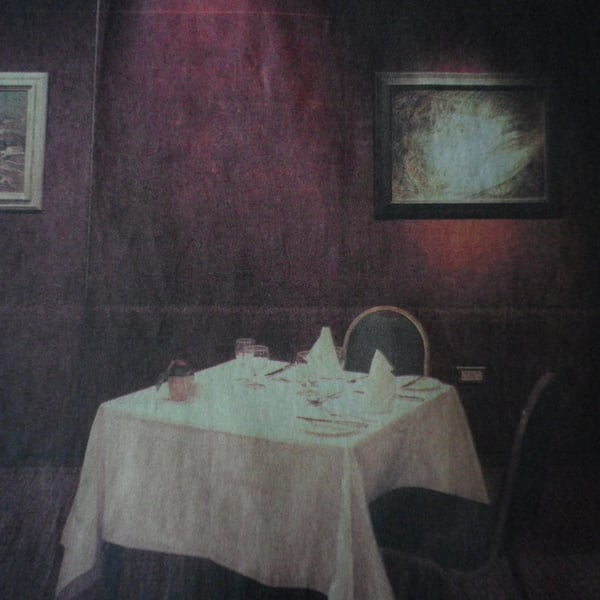  Table for Two NYC,A4 unframed ,mounted, free hook & easel, free shipping  4057