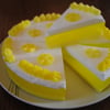 lemon meringue soap slice