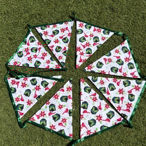 Handmade Christmas Bunting 