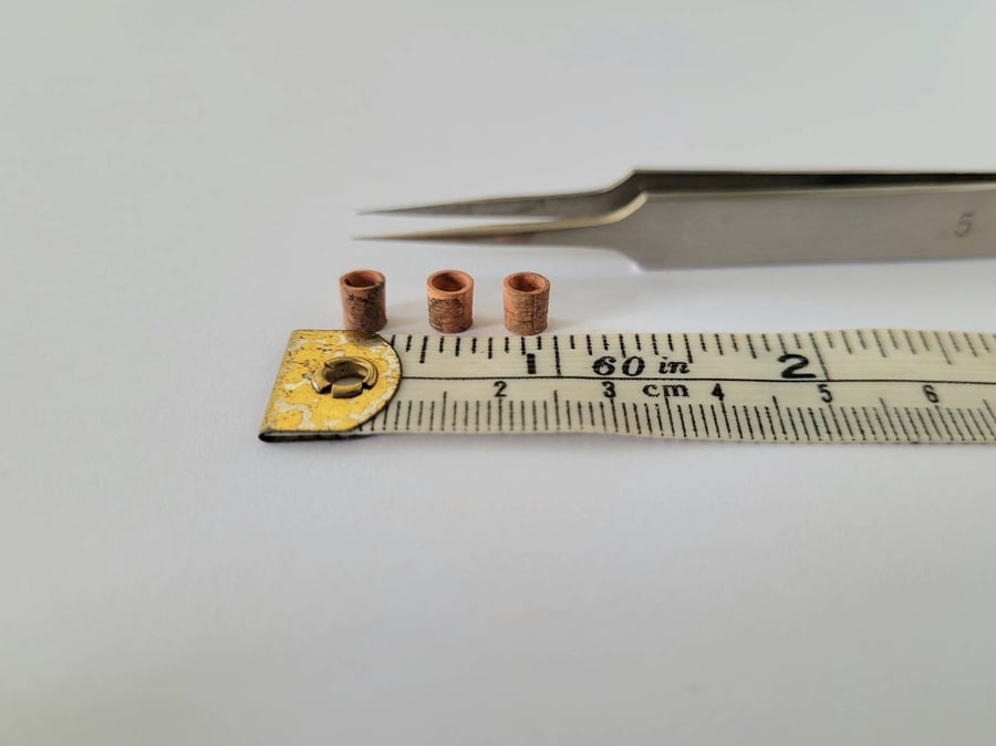 Set of 3 48th scale Small size Flower Pots