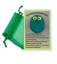 Green Worry Stone Owl - Emotional Support Owl Fidget Stone - Image 9
