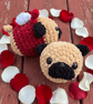 Crochet Amigurumi Love Pug