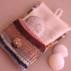 Tiny Treasures Purse, Mini Knitted Pouch