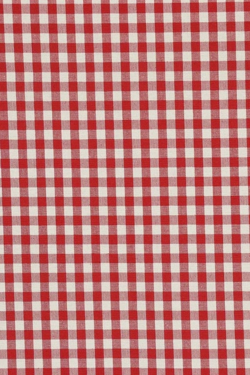 6 Red  and 6 Green Gingham Tablecloths.  150 x  145cm  1 Green 250 x 145cm