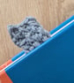 Small Grey Blue Bookmark - Image 3
