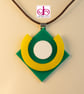 RETRO 1930's ACRYLIC NECKLACE - DESIGN 0001A
