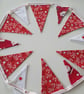 Ho Ho Ho Bunting on White Binding