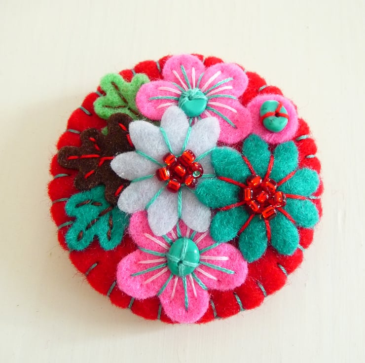 FY107 - Japanese Art Inspired Handmade Mini Fel... - Folksy