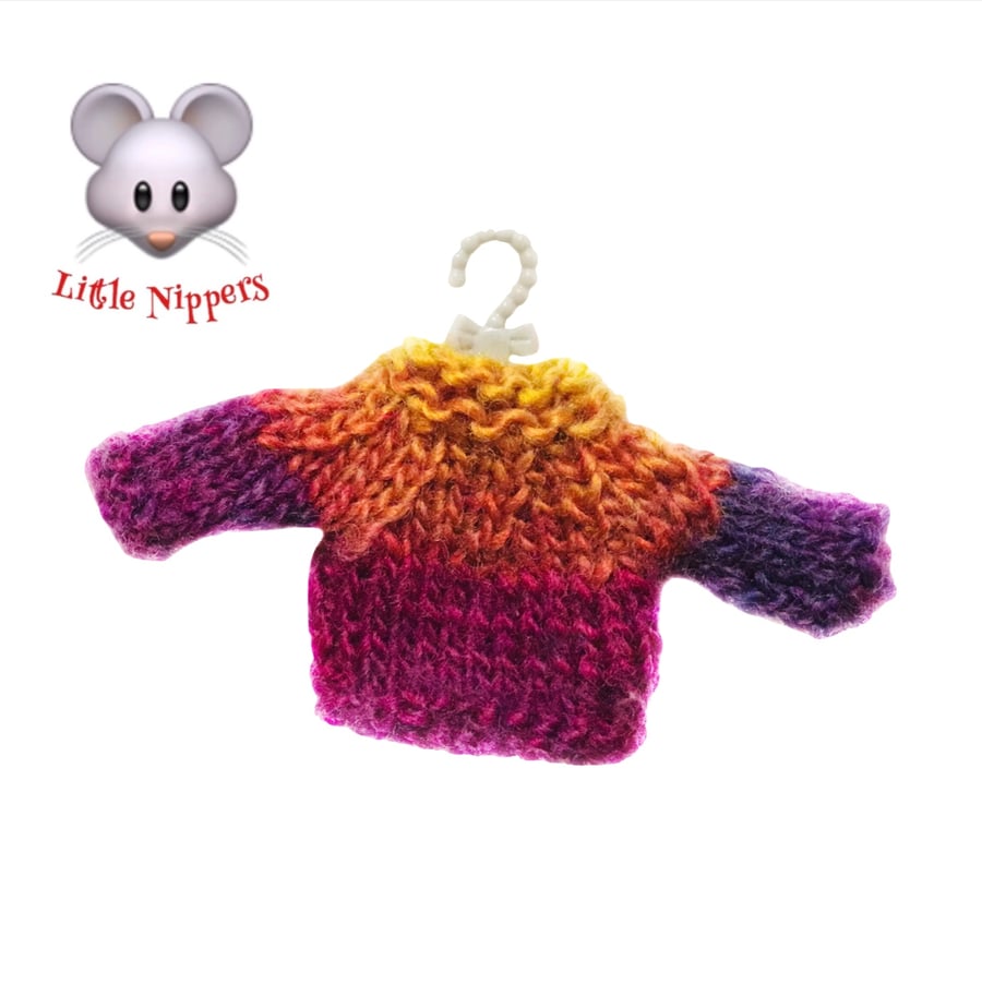 Little Nippers’ Shaded Honey and Plum Jumper