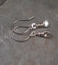 Silver Earrings, silver pebble earrings - Image 5