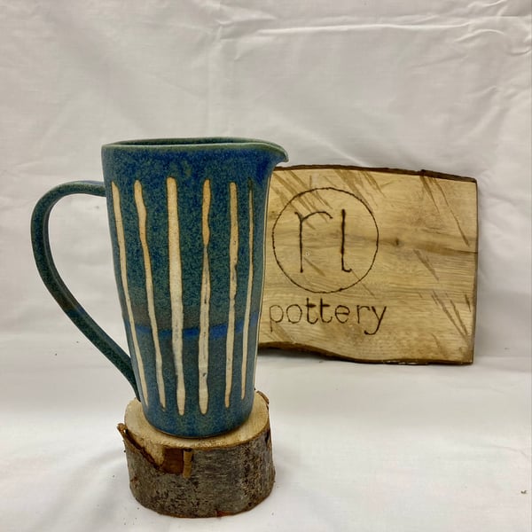 Tall Blue Jug