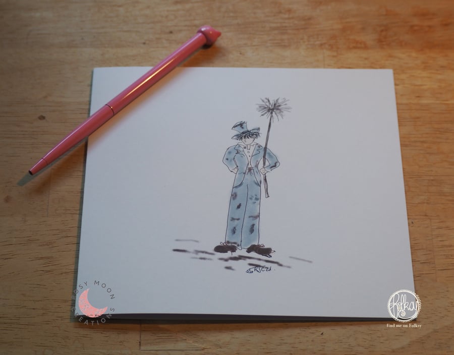 Lucky Chimney Sweep Wedding Card-Seconds Sunday