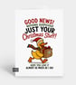 Funny Christmas Card For Him Or Her - Your Stuff Duck - Image 1