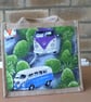 Camper Vans Small Jute Bag - Image 1