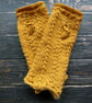 Luxury Alpaca and Wool Fingerless Gloves - Image 2