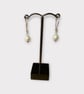 Pearl drop earrings. - Image 1