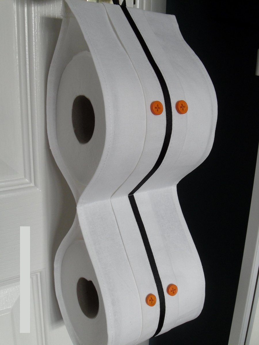 Fabric Toilet Roll Holder (Light Weight Storage Unit)