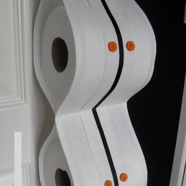 Fabric Toilet Roll Holder (Light Weight Storage Unit)