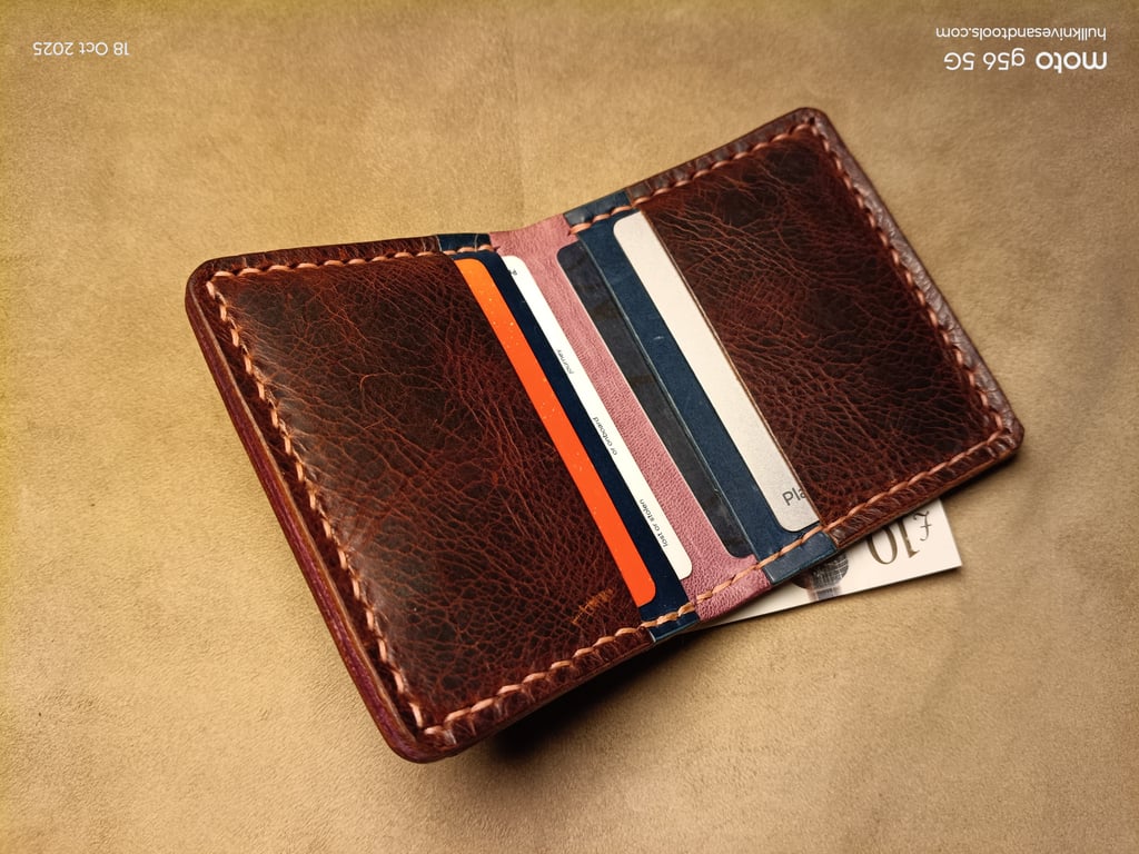 Handmade Leather Card Holder 