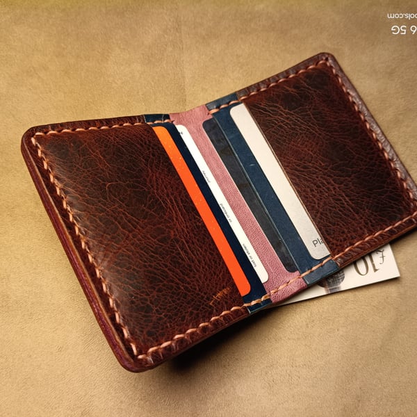 Handmade Leather Card Holder 