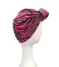 Zebra Animal Print Vintage Style Turban Head Wrap Hat for Hair Loss