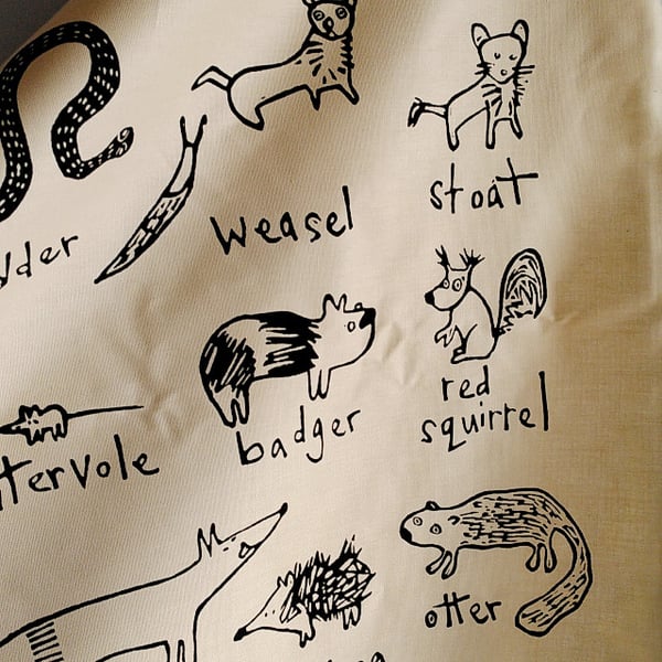 Tea Towel - British Wildlife