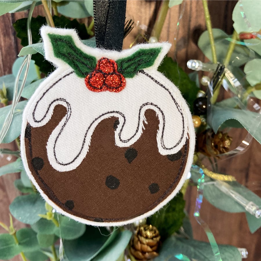 Christmas Pudding Hanging Decoration